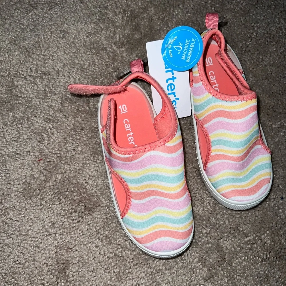 New Carters Girls Colorful Water Shoes